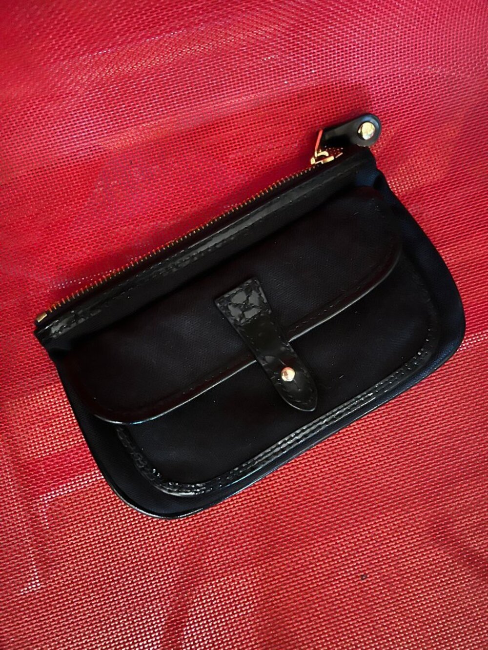 M Z Wallace Black Canvas Wallet